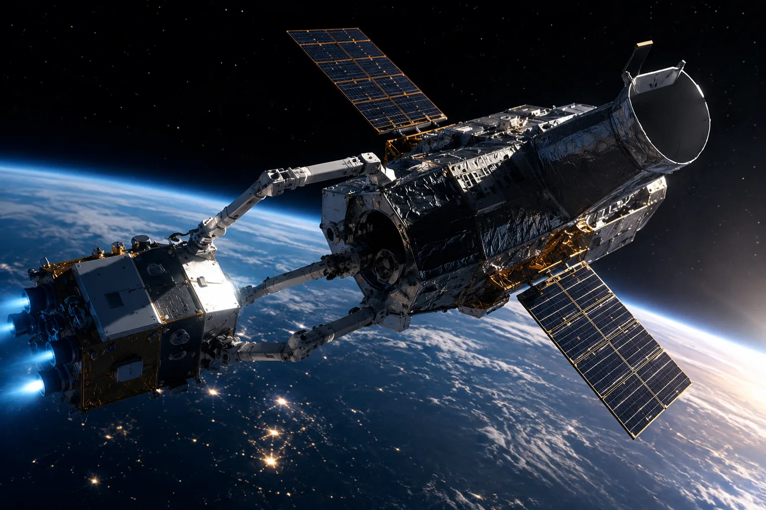 Misi Penyelamat Teleskop NASA Resmi Mengorbit